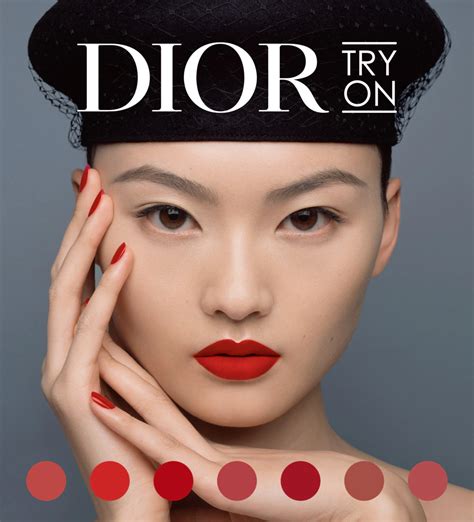 dior try on makeup